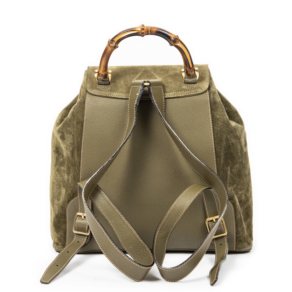 Gucci Large Bamboo Backpack - Picture 2 of 9